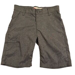 Levis 511 Slim Kids Shorts Charcoal Gray Heather Utility Pocket Size 12 Reg